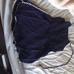 Navy blue romper